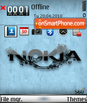 Nokia 9553 theme screenshot