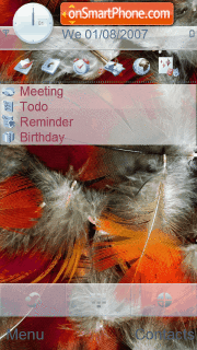 Feather tema screenshot