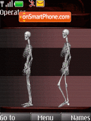 Esqueletos traviesos es el tema de pantalla