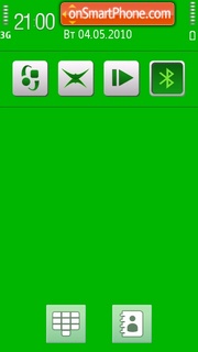 Green N97 theme screenshot