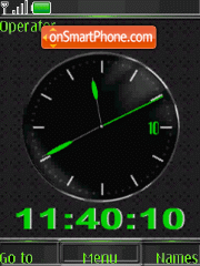 Clock es el tema de pantalla