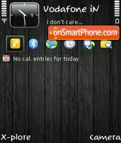 Wooden black by ishaque theme screenshot