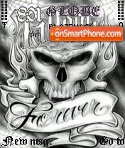 Tattoos Forever theme screenshot