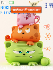 Cute Family tema screenshot