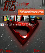 Скриншот темы N73 Superman