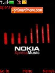 Capture d'écran Nokia Xpress Music thème