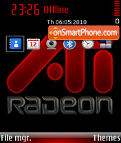 Ati radeon 01 theme screenshot