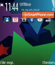 Colorfull Stars. Theme-Screenshot