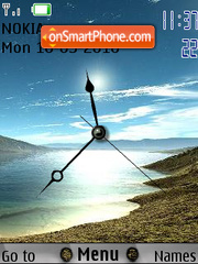 Shore Clock theme screenshot