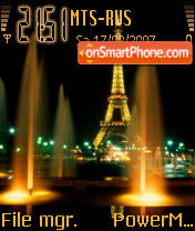 De Paris tema screenshot