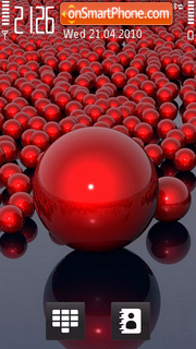 3d Spheres theme screenshot