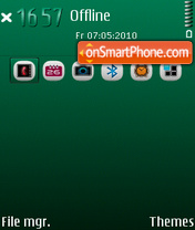 Oil Green 2.0 FP125 theme screenshot