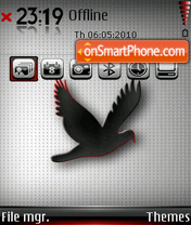 Blackred eagle es el tema de pantalla