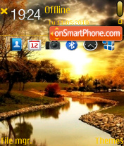 Nature tema screenshot