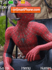 Spiderman funny es el tema de pantalla