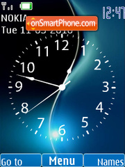 Capture d'écran Flash Clock thème