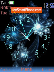 Nubes Clock tema screenshot