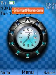 Super Star Clock theme screenshot