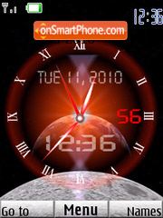Tierra Clock tema screenshot
