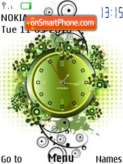 Antiguo Clock theme screenshot