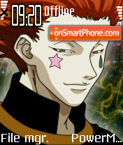 Hisoka tema screenshot