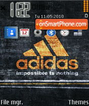 Adidas 43 tema screenshot