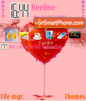 Broken Heart tema screenshot