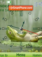 Good Frog Clock theme screenshot