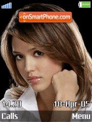 Jessica Alba 16 theme screenshot