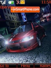 Скриншот темы Red car ton