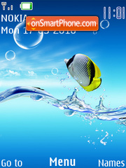 Red Sea Fish tema screenshot