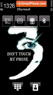 Dont Touch 09 theme screenshot