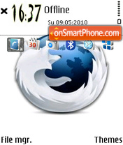 Capture d'écran White Logo thème