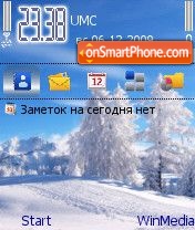 Sneg by Nokki theme screenshot