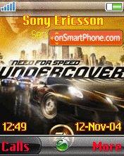 Need for Speed Undercover 01 es el tema de pantalla