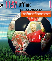 Capture d'écran Liverpool Fc Ball thème