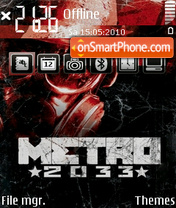 Metro 2033 v1.2 tema screenshot