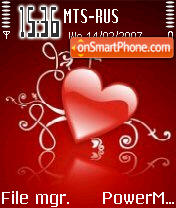 Happy Valentine es el tema de pantalla