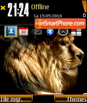 King Lion tema screenshot