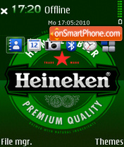 Скриншот темы Heineken 10