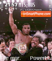 Mike Tyson theme screenshot