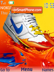 Nike color theme screenshot