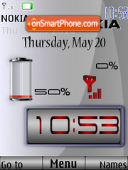 Nokia animated tema screenshot