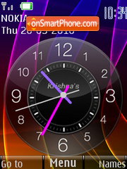Reloj Bright theme screenshot