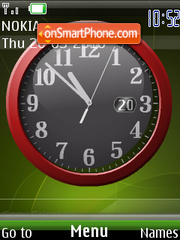 Reloj Green Theme-Screenshot