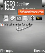Very Nice Nike Theme tema screenshot