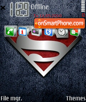 New Superman tema screenshot