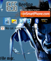 Marvel Wolverine tema screenshot