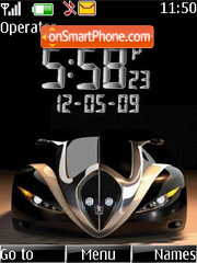 Pegeout clock tema screenshot