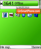 Capture d'écran Style v2 green 01 thème